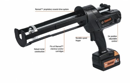 RAMSET CHEMSET 18V POWER APPLICATOR SKIN ONLY CUAR18 